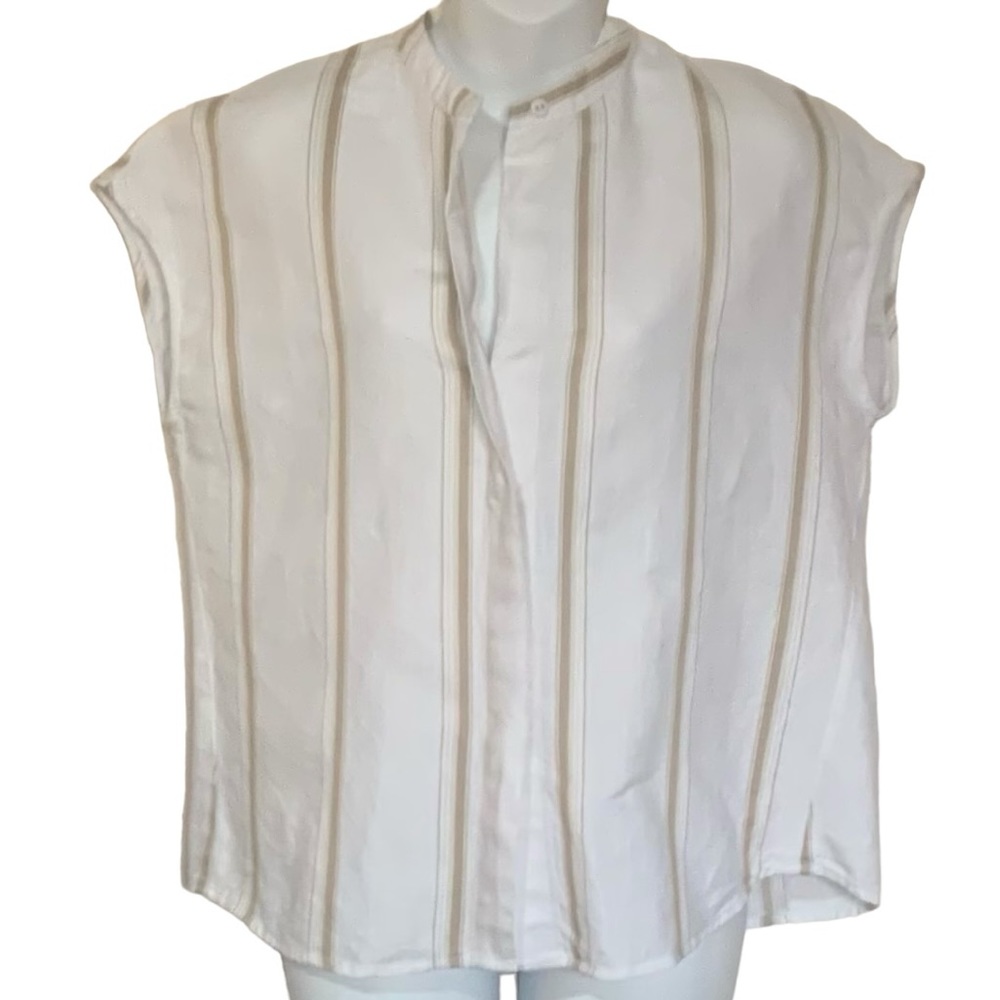 Jarbo Striped Linen Blend Top